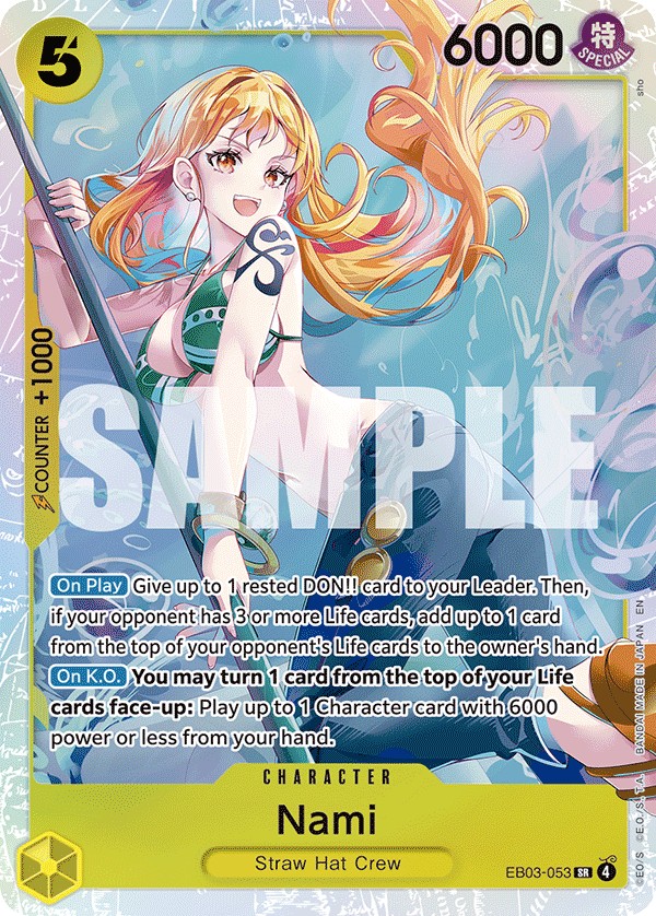 Nami (SuperRare · Normal) · 2026 · ONE PIECE HEROINES EDITION