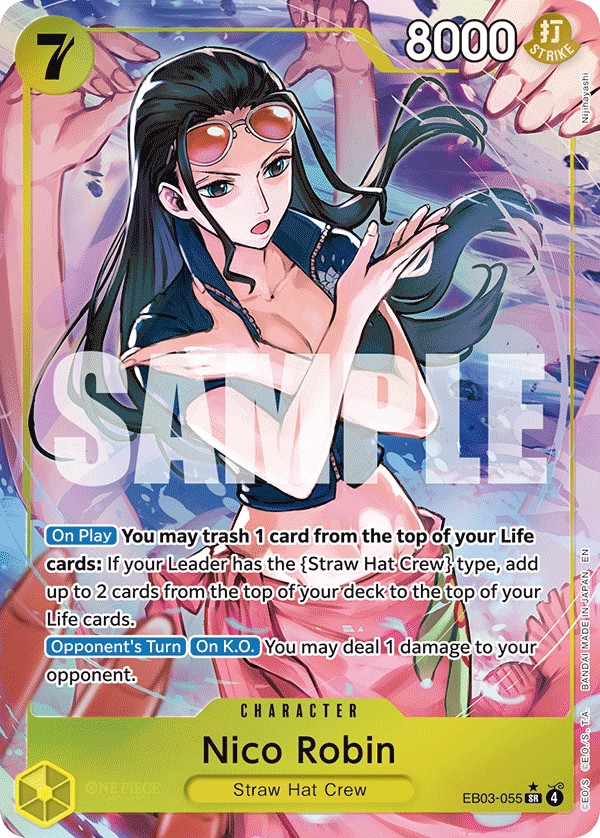 Nico Robin (Parallel 1 · SuperRare · Normal) · 2026 · ONE PIECE HEROINES EDITION