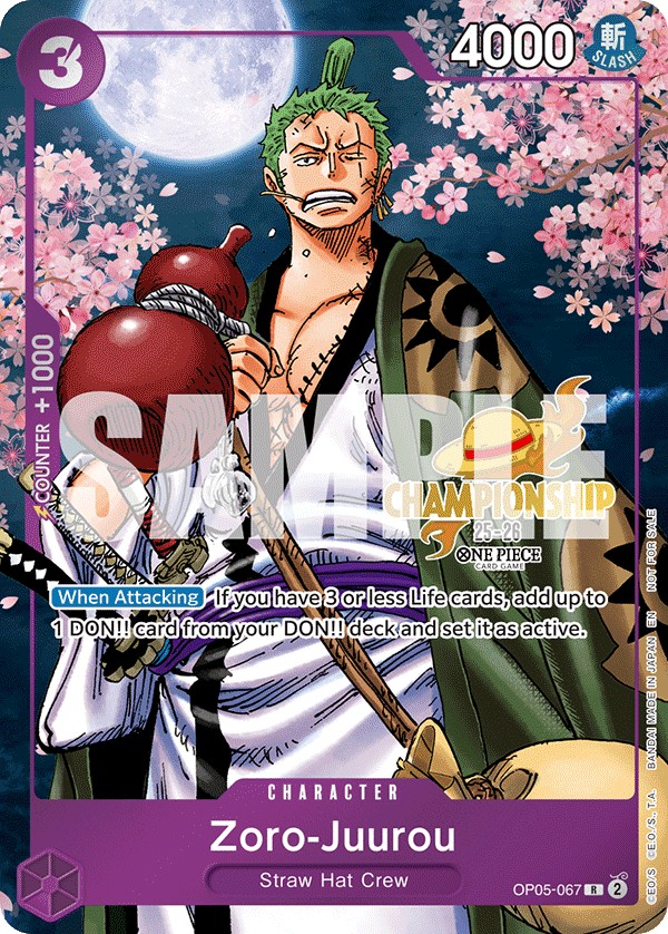 Zoro-Juurou (Parallel 5 · Rare · Normal) · 2023 · AWAKENING OF THE NEW ERA