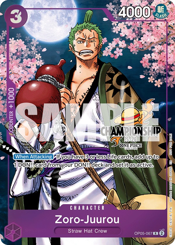 Zoro-Juurou (Parallel 6 · Rare · Normal) · 2023 · AWAKENING OF THE NEW ERA