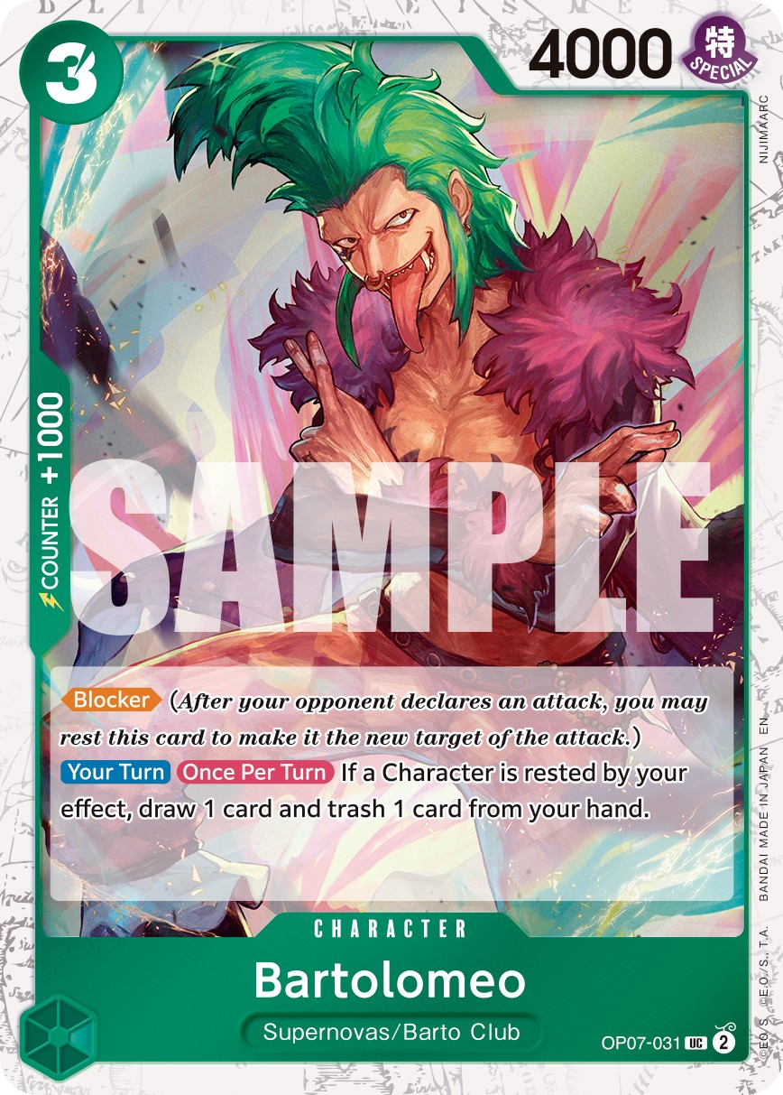 Bartolomeo (Parallel 1 · Uncommon · Normal) · 2024 · 500 YEARS IN THE FUTURE
