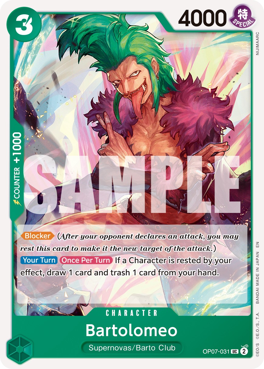 Bartolomeo (Reprint 2 · Uncommon · Normal) · 2024 · 500 YEARS IN THE FUTURE