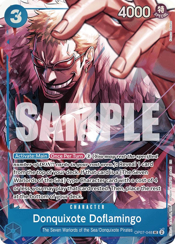 Donquixote Doflamingo (Parallel 1 · Uncommon · Normal) · 2024 · 500 YEARS IN THE FUTURE
