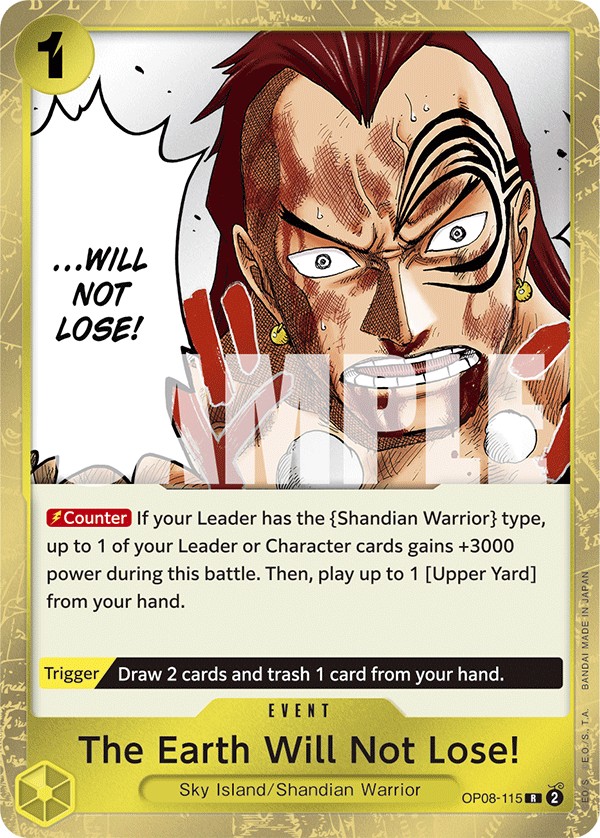The Earth Will Not Lose! - Image 1