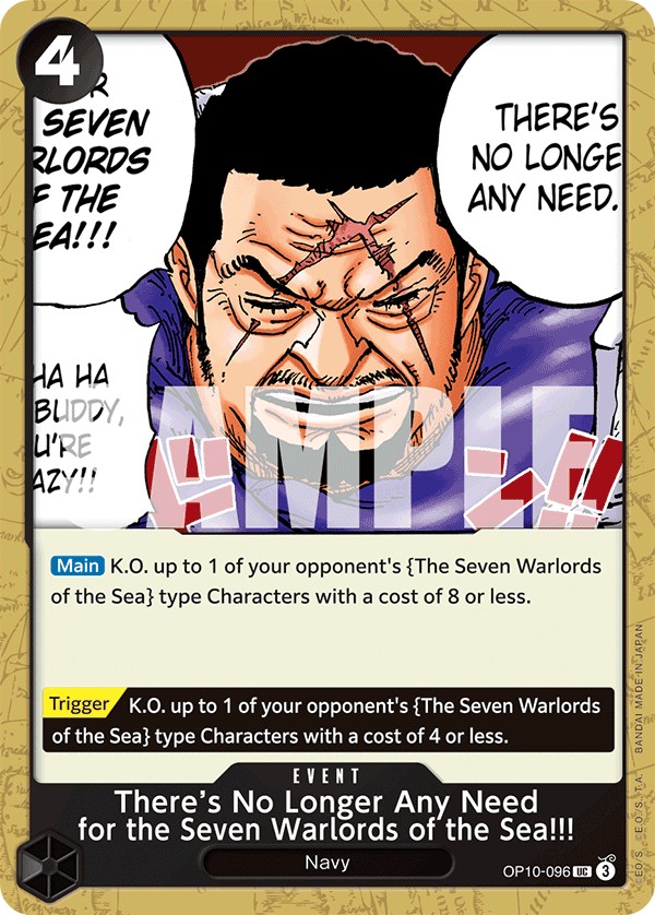 There’s No Longer Any Need for the Seven Warlords of the Sea!!! - Image 1