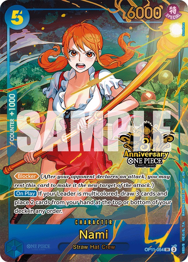Nami (Parallel 2 · SuperRare · Normal) · 2025 · A FIST OF DIVINE SPEED