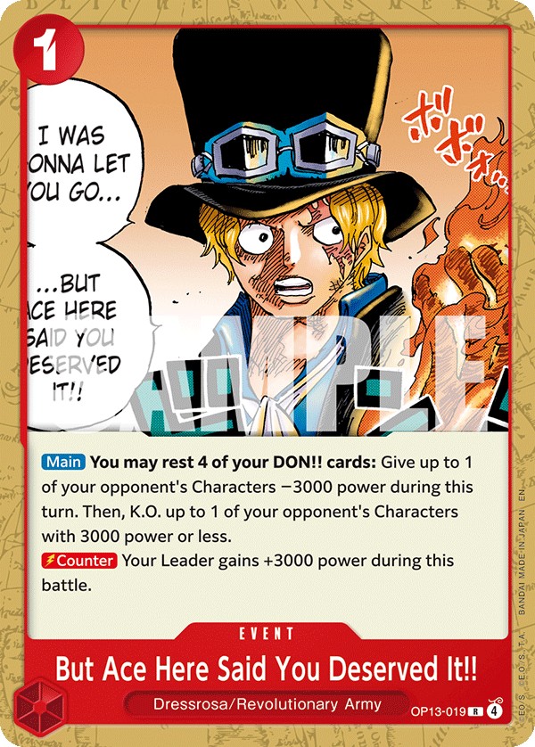 But Ace Here Said You Deserved It!! - Image 1