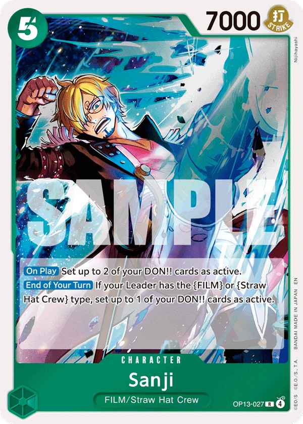 Sanji (Rare · Normal) · 2025 · CARRYING ON HIS WILL