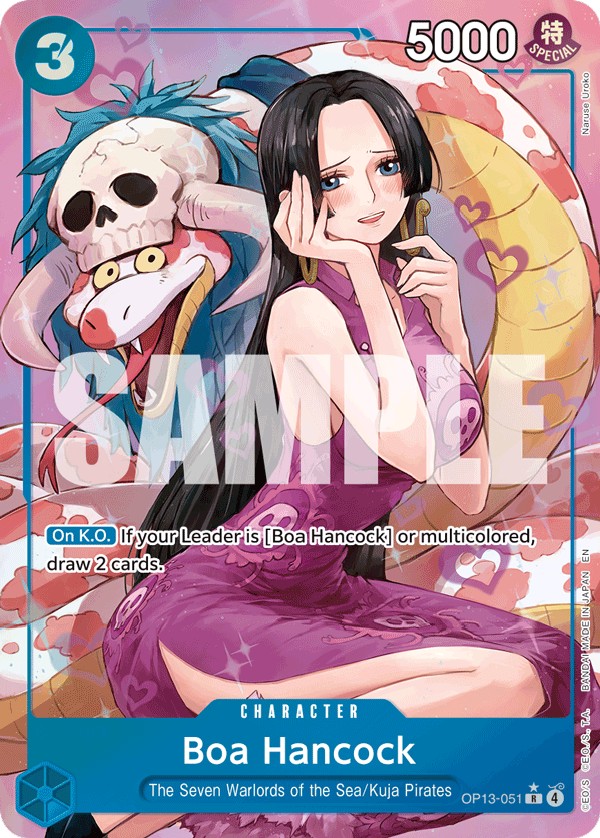 Boa Hancock (Parallel 1 · Rare · Normal) · 2025 · CARRYING ON HIS WILL