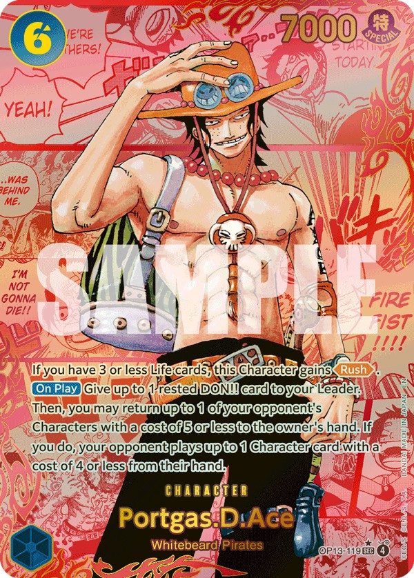 Portgas.D.Ace (Parallel 3 · SecretRare · Normal) · 2025 · CARRYING ON HIS WILL