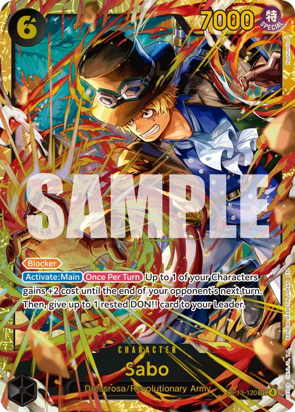 Sabo (SecretRare · Normal) · 2025 · CARRYING ON HIS WILL