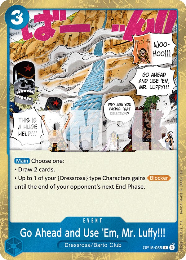 Go Ahead and Use 'Em, Mr. Luffy!!! - Image 1