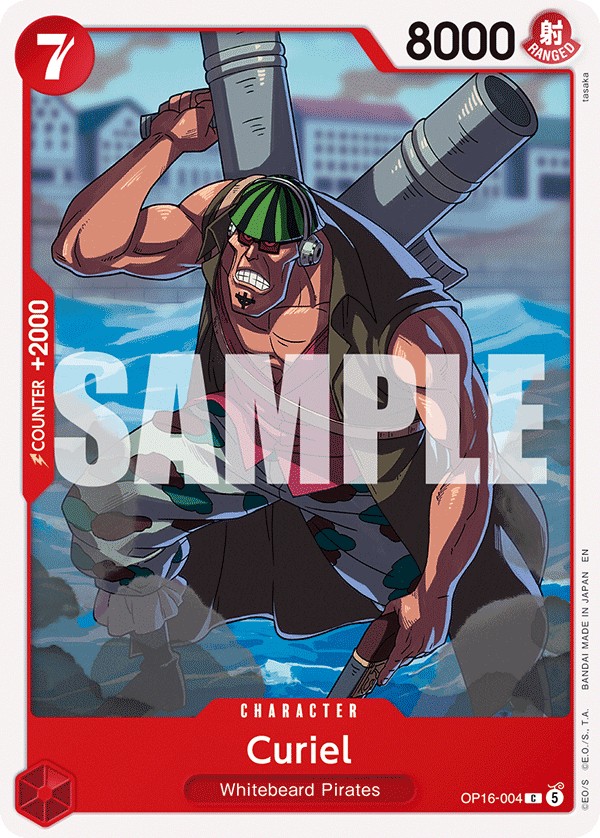 2026 One Piece Card Game THE TIME OF BATTLE Curiel #OP16-004 trading card