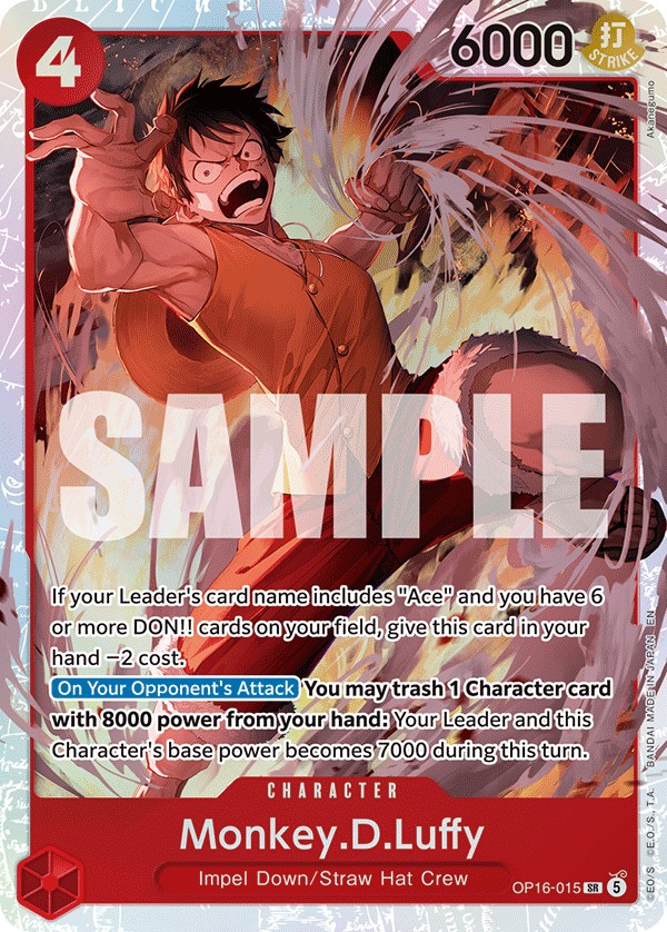 Monkey.D.Luffy (SuperRare · Normal) · 2026 · THE TIME OF BATTLE