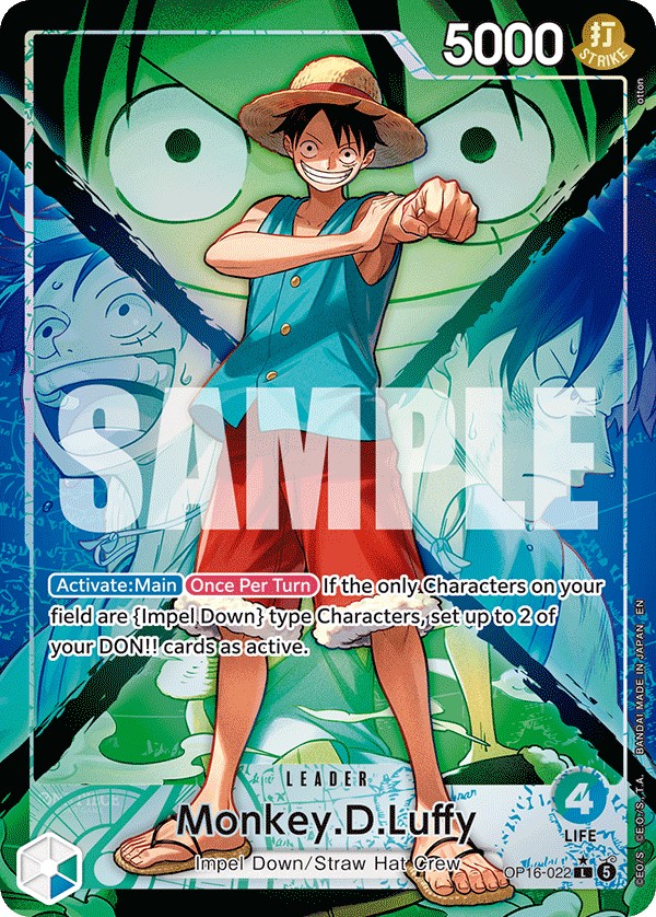 Monkey.D.Luffy (Parallel 1 · Leader · Normal) · 2026 · THE TIME OF BATTLE