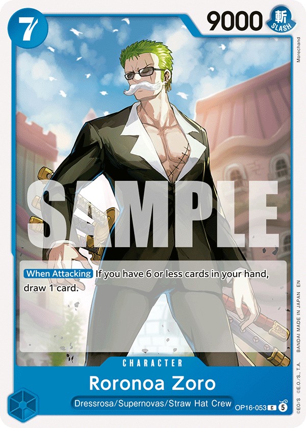 Roronoa Zoro (Common · Normal) · 2026 · THE TIME OF BATTLE