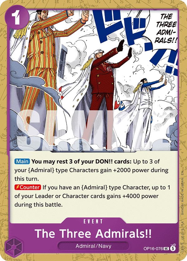 The Three Admirals!! - Image 1