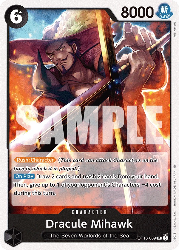 Dracule Mihawk (Common · Normal) · 2026 · THE TIME OF BATTLE