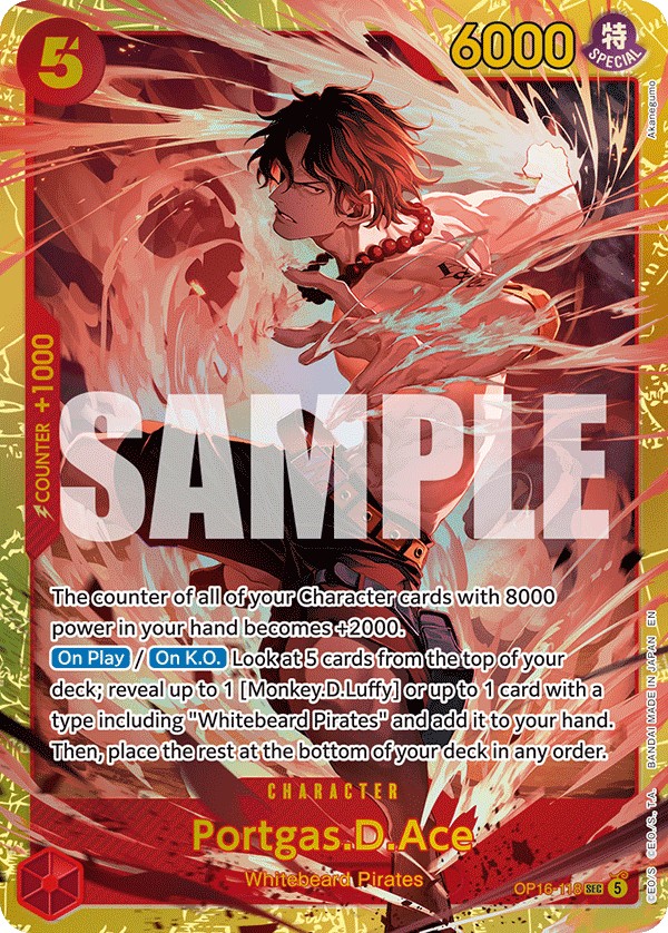 Portgas.D.Ace (SecretRare · Normal) · 2026 · THE TIME OF BATTLE