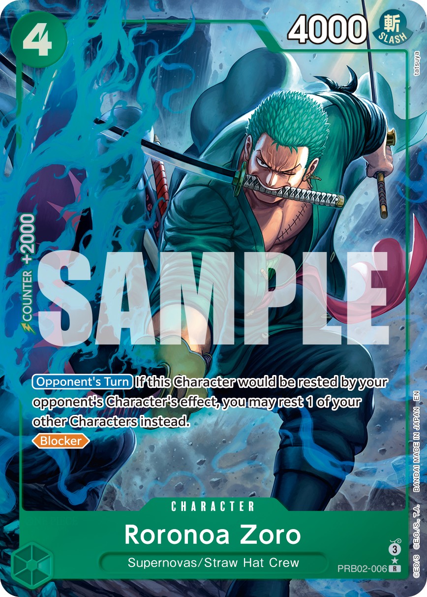 Roronoa Zoro (Parallel 1 · Rare · Normal)