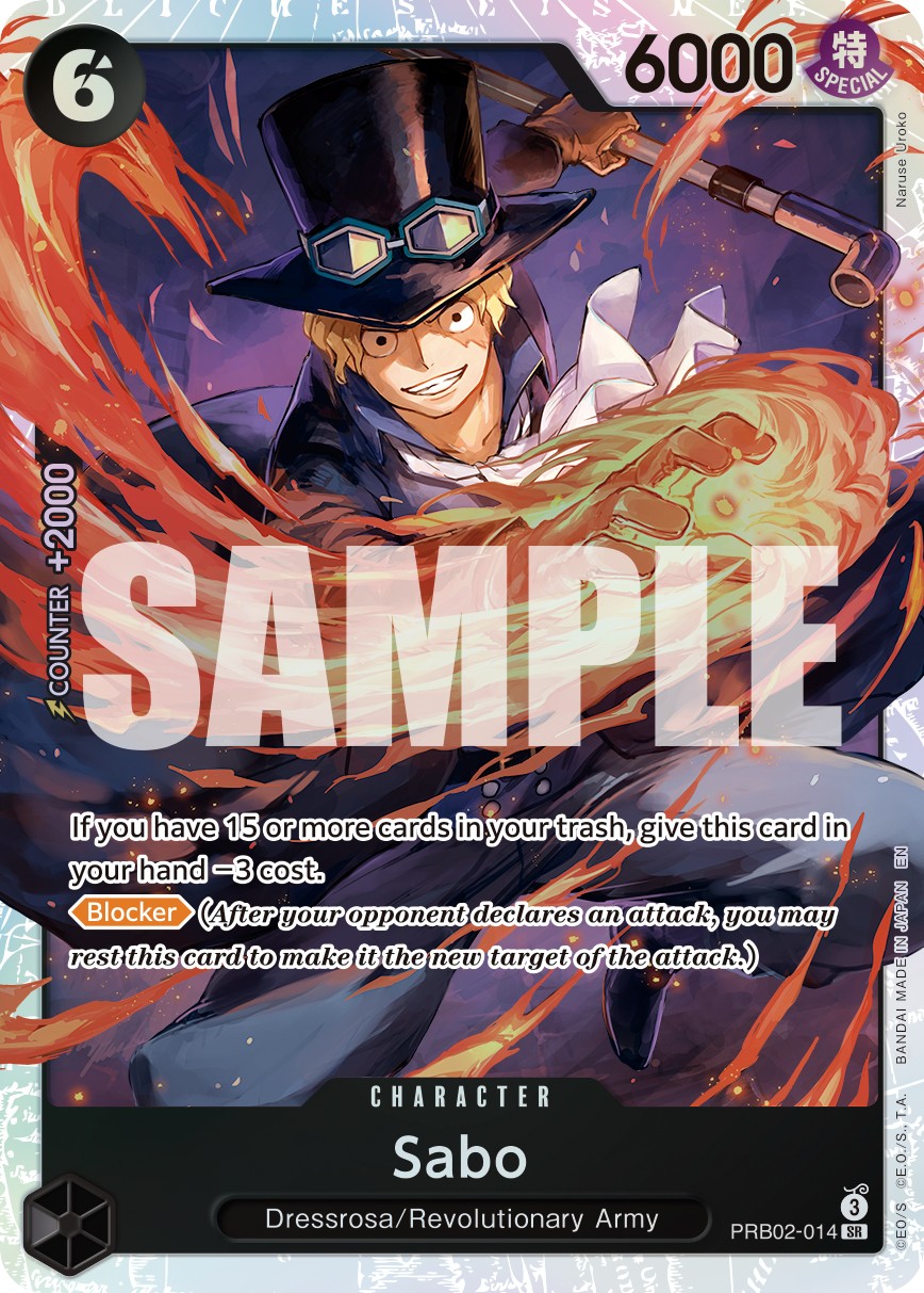 Sabo (SuperRare · Normal) · 2025 · ONE PIECE CARD THE BEST vol.2