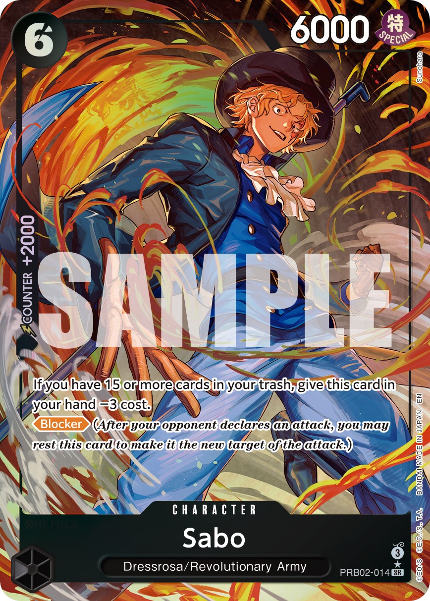 Sabo (Parallel 1 · SuperRare · Normal) · 2025 · ONE PIECE CARD THE BEST vol.2