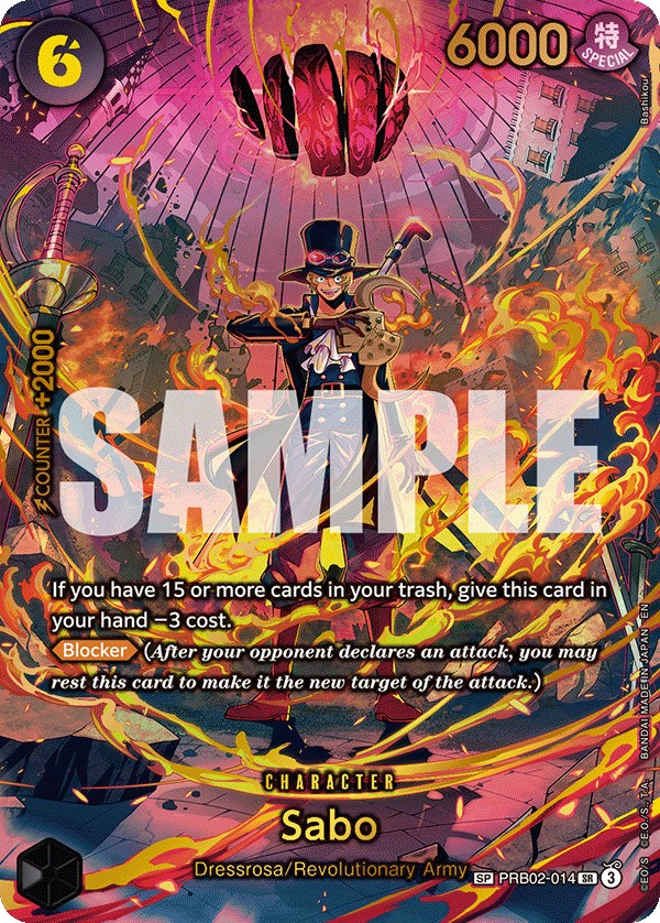 Sabo (Parallel 2 · Special · Normal) · 2025 · ONE PIECE CARD THE BEST vol.2