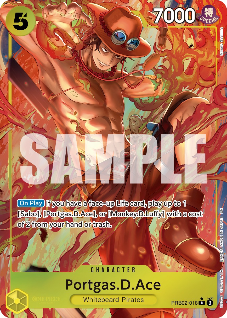 Portgas.D.Ace (Parallel 1 · Rare · Normal) · 2025 · ONE PIECE CARD THE BEST vol.2