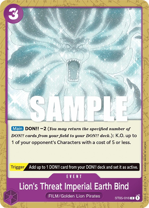 Lion's Threat Imperial Earth Bind - Image 1