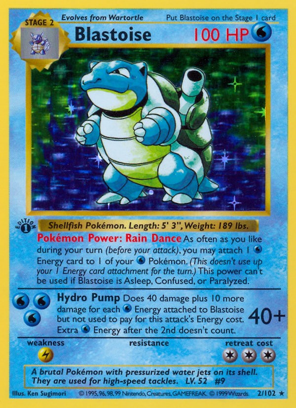 1999 Pokémon Base Set 1999 Pokémon Base Set #2 trading card
