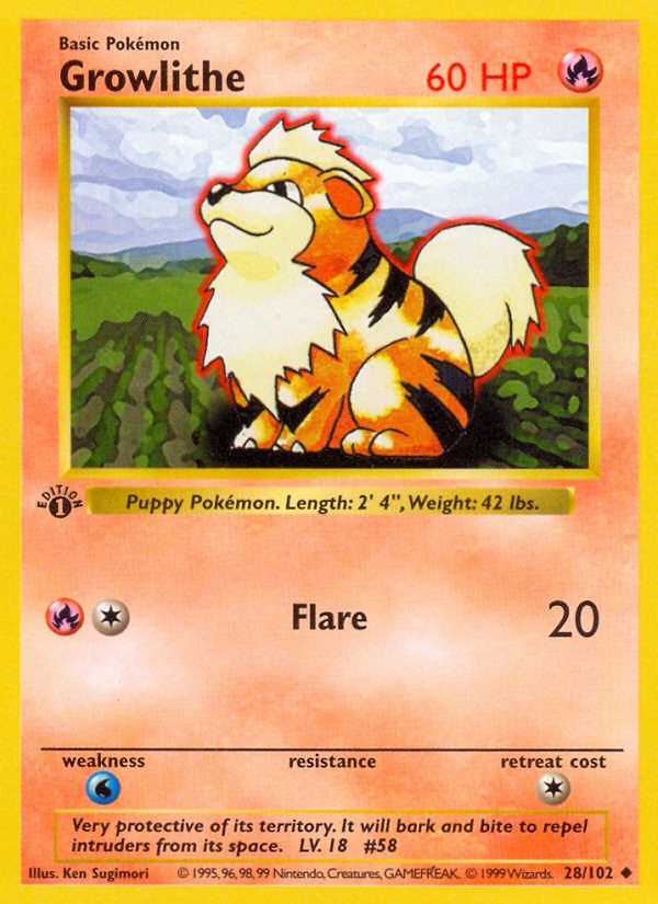 1999 Pokémon Base 1999 Pokémon Base #28 trading card