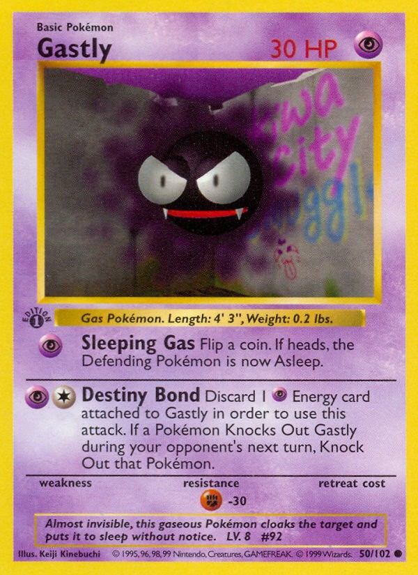 1999 Pokémon Base 1999 Pokémon Base #50 trading card