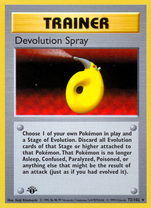 1999 Pokémon Base 1999 Pokémon Base #72 trading card