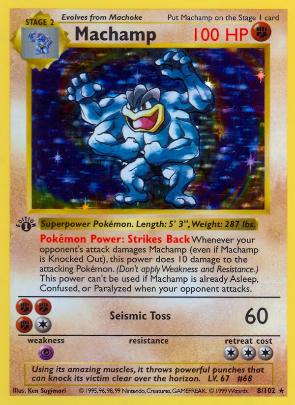 1999 Pokémon Base Set 1999 Pokémon Base Set #8 trading card