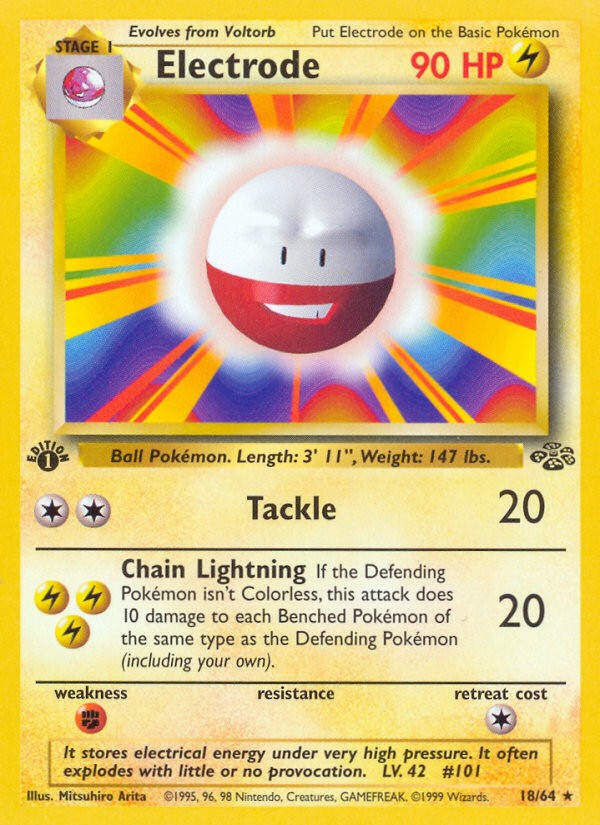 1999 Pokémon Jungle 1999 Pokémon Jungle #18 trading card