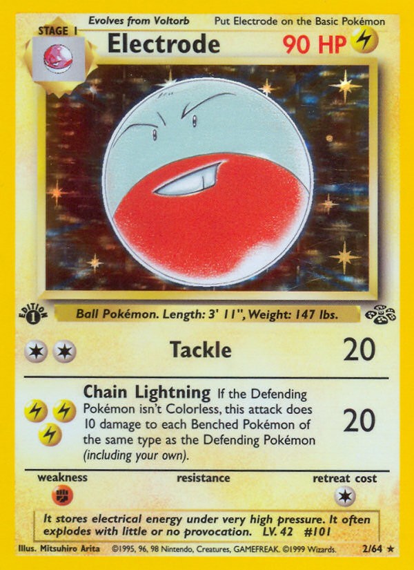 1999 Pokémon Jungle 1999 Pokémon Jungle #2 trading card