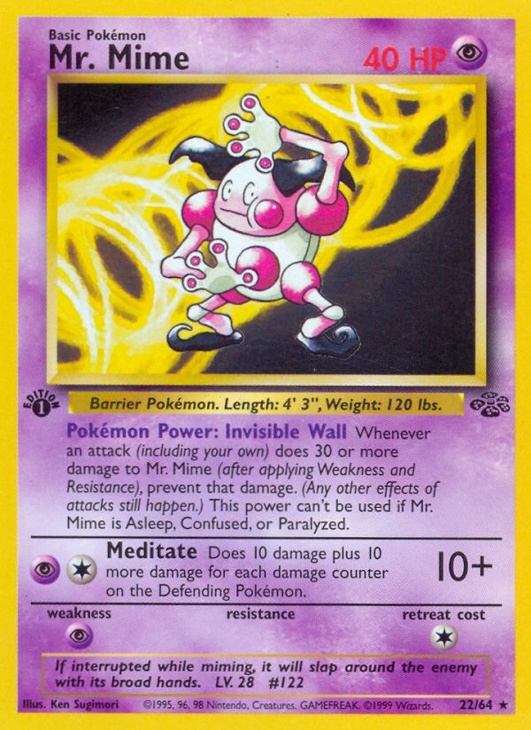 1999 Pokémon Jungle 1999 Pokémon Jungle #22 trading card