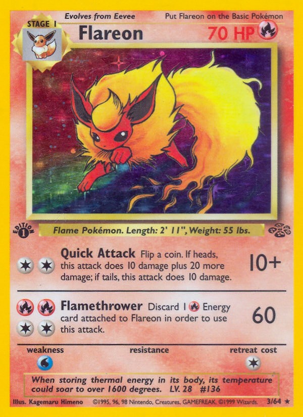 1999 Pokémon Jungle 1999 Pokémon Jungle #3 trading card