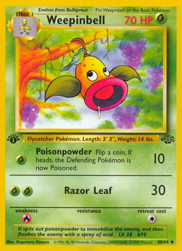 1999 Pokémon Jungle 1999 Pokémon Jungle #48 trading card