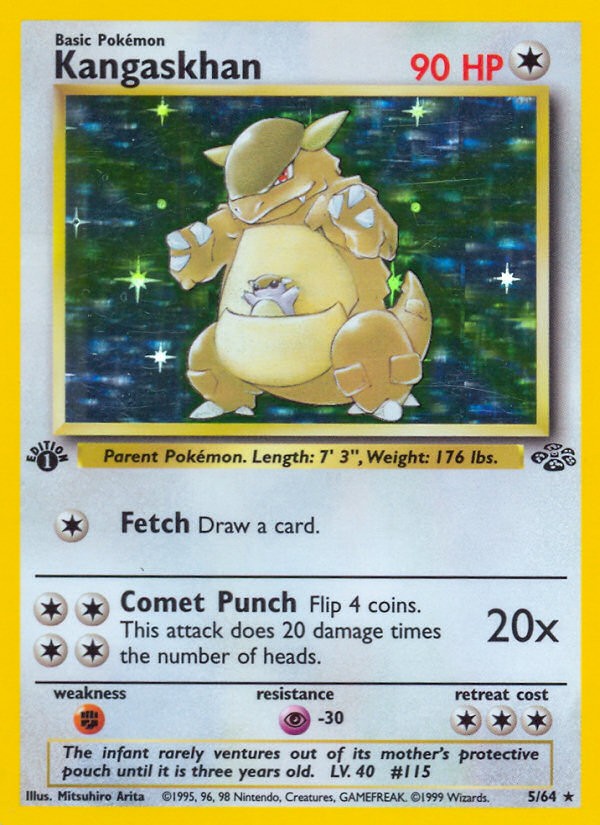 1999 Pokémon Jungle 1999 Pokémon Jungle #5 trading card