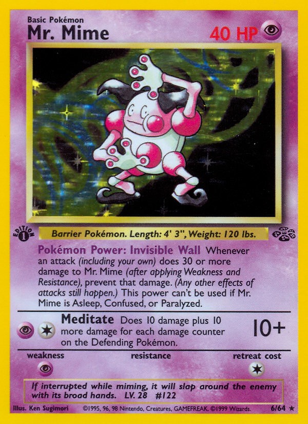 1999 Pokémon Jungle 1999 Pokémon Jungle #6 trading card