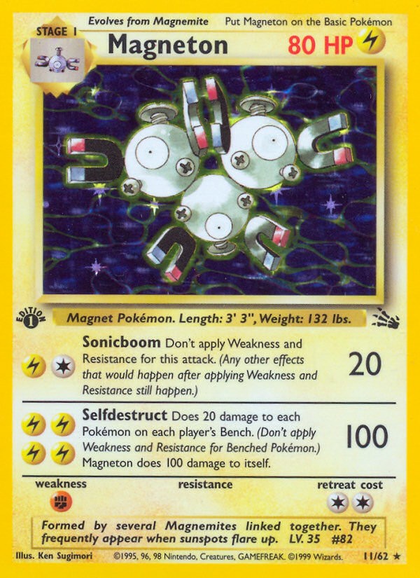 1999 Pokémon Fossil 1999 Pokémon Fossil #11 trading card