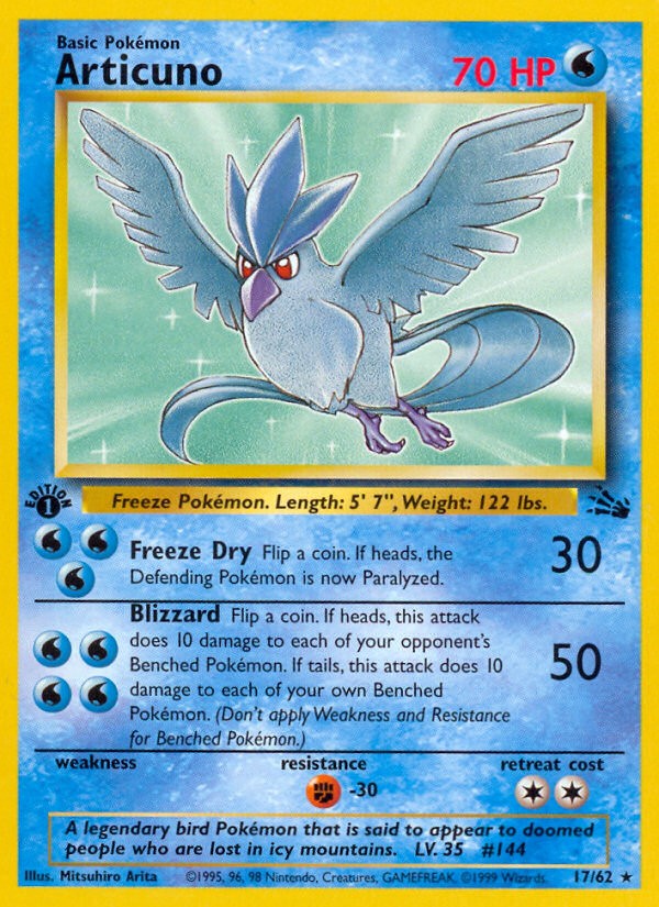 1999 Pokémon Fossil 1999 Pokémon Fossil #17 trading card