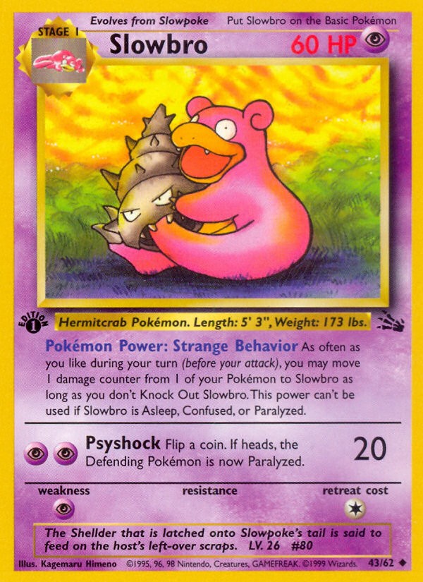 1999 Pokémon Fossil 1999 Pokémon Fossil #43 trading card