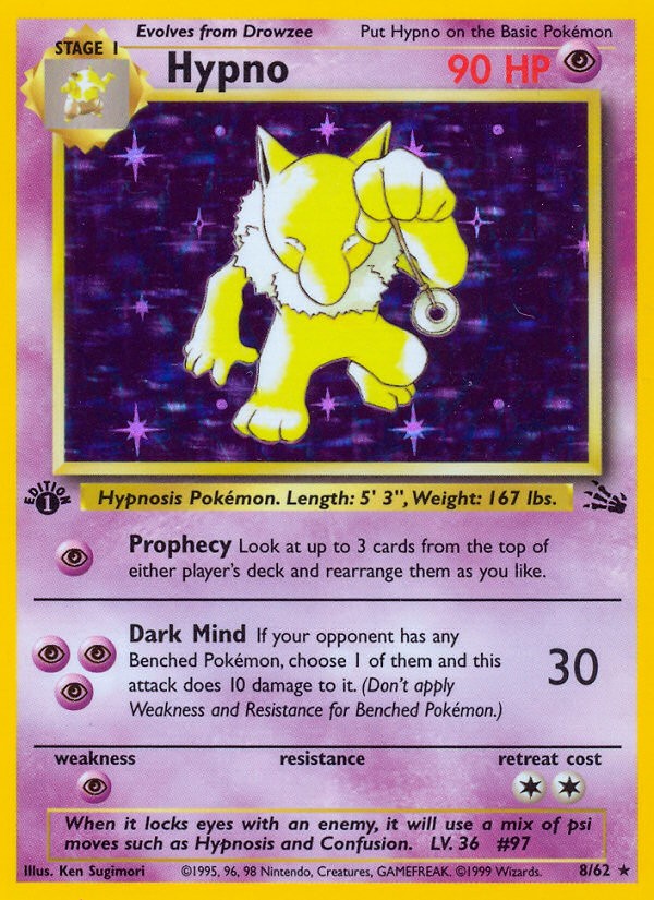 1999 Pokémon Fossil 1999 Pokémon Fossil #8 trading card