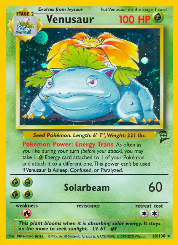 2000 Pokémon Base Set 2 2000 Pokémon Base Set 2 #18 trading card