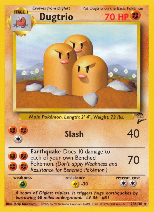 2000 Pokémon Base Set 2 2000 Pokémon Base Set 2 #23 trading card