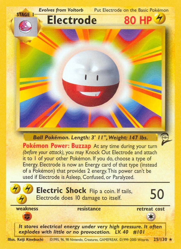 2000 Pokémon Base Set 2 2000 Pokémon Base Set 2 #25 trading card