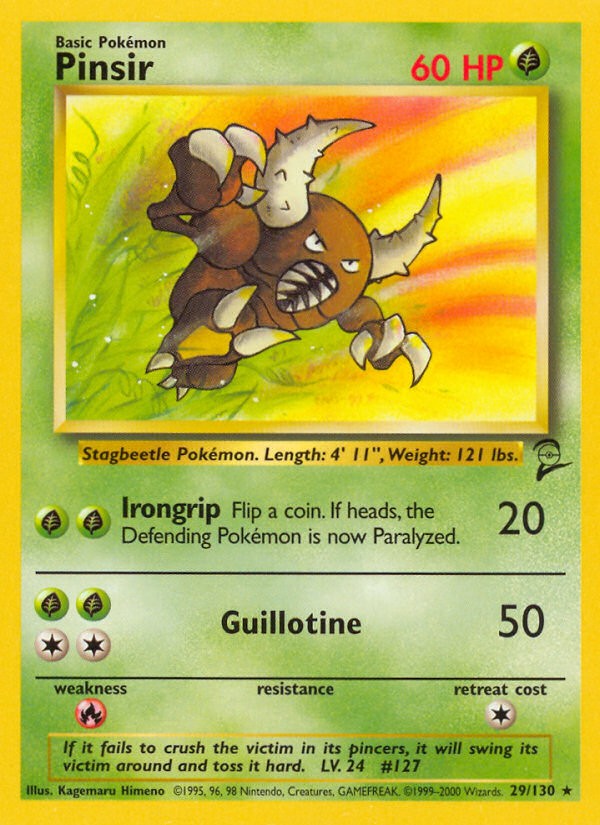 2000 Pokémon Base Set 2 2000 Pokémon Base Set 2 #29 trading card
