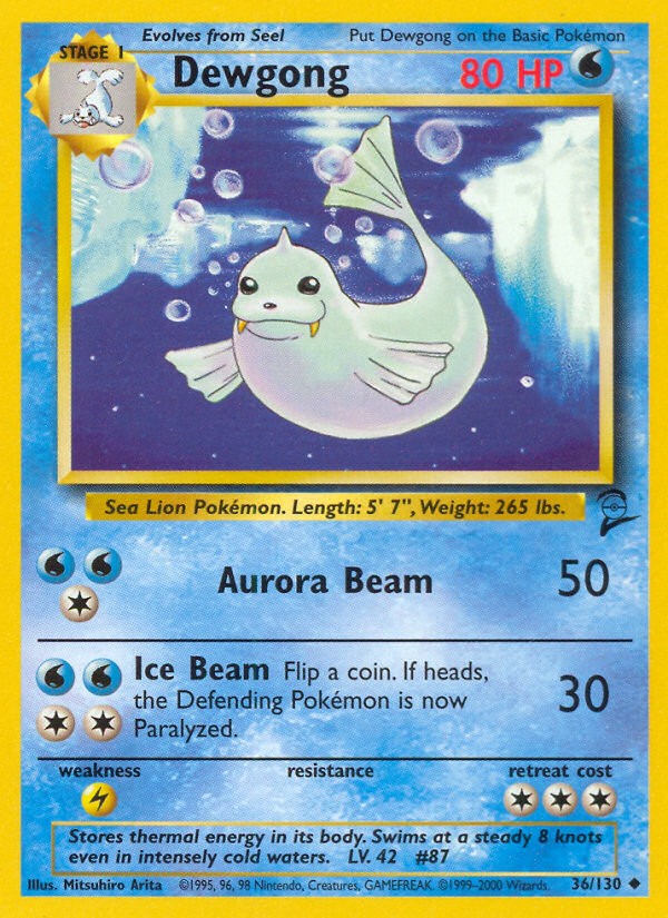 2000 Pokémon Base Set 2 2000 Pokémon Base Set 2 #36 trading card